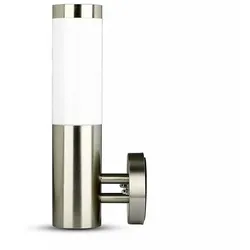 V-Tac LED Wandleuchte Wandlampe Fassadenleuchte mit Edelstahlgehäuse IP44 E27 Fassung