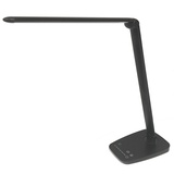 Unilux LED Schreibtischleuchte Twistled schwarz, dimmbar, USB Ladefunktion, faltbar