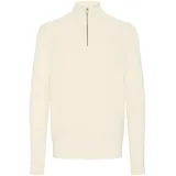 CASUAL FRIDAY Troyer CASUAL FRIDAY "Troyer CFNoar", Herren, Gr. M, weiß (rainy day), Obermaterial: 100% Baumwolle CO., Pullover Troyer