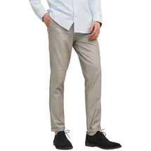 JACK & JONES Marco Connor Akm Chinohose Beige / Detail Solid 34 36