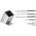 WMF Grand Gourmet Messerblock 6-tlg. Silber