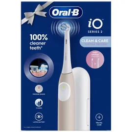 Oral-B iO Series 2 Calm Pink Special Edition + Reiseetui + Aufsteckbürstenhalter