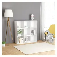 VidaXL Bücherregal Weiß 98x30x98 cm Holzwerkstoff