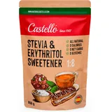 Castello since 1907 Stevia + Erythrit 1:8 Süßstoff, 850 g | 1g = 8g Zucker