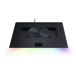 Razer Laptop Cooling Pad - Smart Cooling Laptop-Ständer für 14" bis 18" Zoll Laptops - luftdichte Druckkammer (benutzerdefinierte Lüfterkurven, 3-Port USB-A Hub, Multifunktionstasten) Schwarz