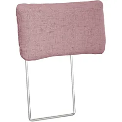 Kopfstütze HOME AFFAIRE "Belfort", rosa (altrosa), B:50cm H:25cm T:10cm, Luxus-Microfaser (100% Polyester) Luxus-Microfaser Vintageoptik(100% Polyester) Struktur fein ( 100% Polyester) Scheuertouren pro Qualität: Luxus-Microfaser: 30.000; Struktur fein: >45.000; Luxus-Microfaser Vintageoptik: 28.000 Pilling pro Qualität: Luxus-Microfaser: 3-4; Struktur: 4; Luxus-Microfaser: 3-4 , Polsterauflagen