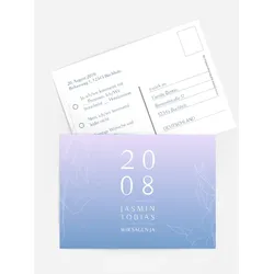 Antwortkarten für Ihre Feier selbst gestalten mit Spruch und Fotos im Onlinedesigner bei Meine-Kartenmanufaktur.de