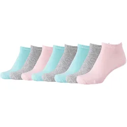 8er Pack SKECHERS Casual Sneakersocken Damen 4242 - english rose 35-38