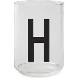Aj Wasserglas Buchstabe H