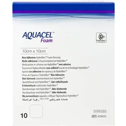 Aquacel Foam nicht adhäsiv 10x10 cm Verband