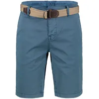 Lerros Bermudas "LERROS Chino-Bermuda mit Gürtel - Crispy Blue - 33