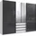 WIMEX Schwebetürenschrank Magic by fresh to go 300 x 236 x 65 cm Weiß