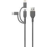 GP CY1N Lade & Sync Kabel 1m 3in1 USB-A auf Micro/USB-C/Light