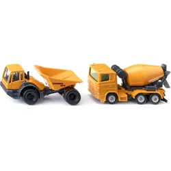 Baustellen-Set , Dumper und Betonmischer