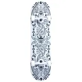 Speed Demons Bandana Skateboard Komplettboard schwarz/silber  8"  