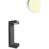 ISOLED LED Wegeleuchte Poller-1, 30cm, 7W, sandschwarz, warmweiß