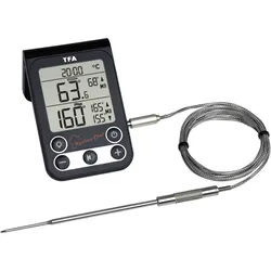 TFA Küchen-Chef - Digitalthermometer - Schwarz