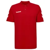 hummel GO Baumwoll Poloshirt Kinder true red 176