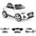 Moni Kinder Elektroauto Audi Sportback weiß (12 V)