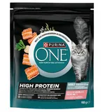 Purina ONE High Protein 900g Futter für ausgewachsene Katzen, reich an Lachs