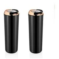 COFI Runde Vorratsdose schwarz 1,75 l 2-teiliges Set