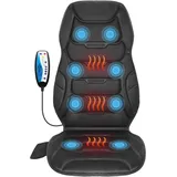 COMFIER Massagesitzauflage Mit Wärme, Massagematte Mit Vibration Für Rücken Und