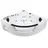 Home Deluxe Laguna L Whirlpoolbadewanne 157 x 157 cm WH-LA/LW