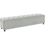 Guido Maria Kretschmer Home & Living Guido Maria Kretschmer Home&Living Bettbank »Relaxy«, gesteppt, mit Staufach grau