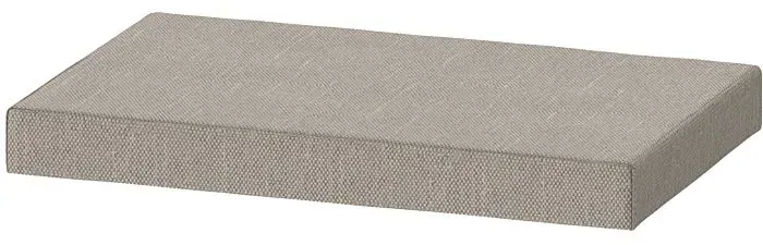 Duravit Happy D.2 Plus Sitzkissen HP96710BCBC 60 x 38 cm, für Metallkonsole mit seitlichem Anbau