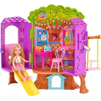 Mattel Puppenhaus-Puppe Barbie Chelsea Baumhaus rosa HPL70