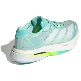 adidas Adizero Boston 13 Damen Semi Flash Aqua/Zero Metallic/Lucid Lemon 38