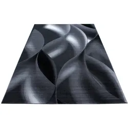Wunderschöne Designer Teppich Modern Kurzflor Abstrakt Wellen Muster