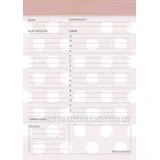 Grafik-Werkstatt Grafik Werkstatt Tages-To-Do-Block mit Goldveredelung | 50 Blatt | Plan los!