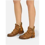 felmini wide fit Stiefelette in Braun 39