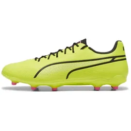 Puma King Pro FG/AG Herren Electric Lime-Puma Black-Poison Pink 43