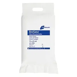 Meditrade Meditrade® unisex Einmalwaschlappen BeeSana® weiß Einheitsgröße, 50 St.