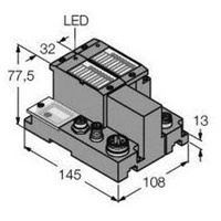 Turck TI-BL67-DPV1-S-2 1545106 Zubehör 1St.