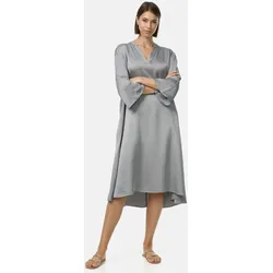 PM SELECTED Damen Stilvolles Satin Tunikakleid mit Seidenanteil in Einheitsgröße PM55