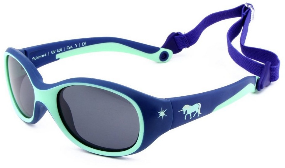 ActiveSol SUNGLASSES Sonnenbrille Kinder Sonnenbrille Kids, 2-6 Jahre, UV-Schutz, polarisiert Flexibel & Unzerstörbar, Lotuseffekt blau