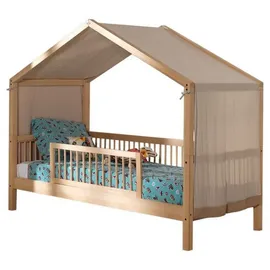 58 aufm Kessel Hausbett Kelci 90 x 200 cm Buche massiv lackiert natur braun