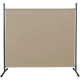 Quick Star Paravent Paravent 1tlg. 180x178cm Sand beige 178 cm x 180 cm