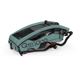 Qeridoo QUPA 2 Plus Kinderanhänger Mineral Blue 2024
