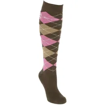 Covalliero Damen Brescia Reitstrümpfe, Gr.40-42 Wood/Dark-Rose