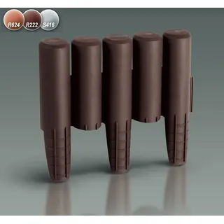 Prosperplast Palisade Beetumrandung 2,7 m braun