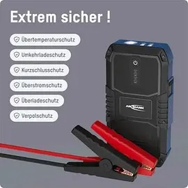 Ansmann Jump Starter 10.0 Amper Schnellstarter 1900-0129 Arbeitsleuchte