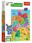 Lernpuzzle - Deutschlandkarte Deutsche Version - 44 Teile