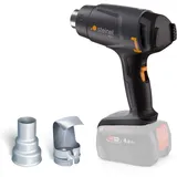 Steinel Akku Heißluftpistole MH 1, für Bosch PFA 18V System, Heißluftfön kabellos, 2 Düsen