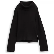 Tom Tailor Rundhalspullover Schwarz S