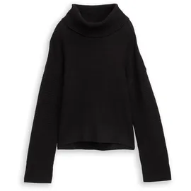 Tom Tailor Rundhalspullover Schwarz S