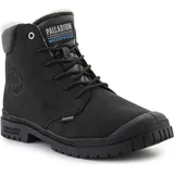 Palladium Pampa SP20 CUFF Leather WP WL Waterproof - Herren Winter Stiefel Gefüttert Boots Schwarz 79067-008-M , EU 44 UK 9.5 - Schwarz - 44